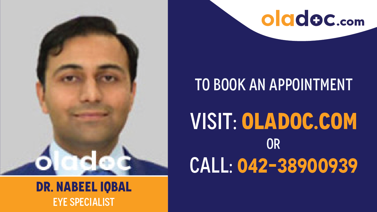 Book appointment with Dr.Nabeel Iqbal-best Eye Specialist in Lahore
